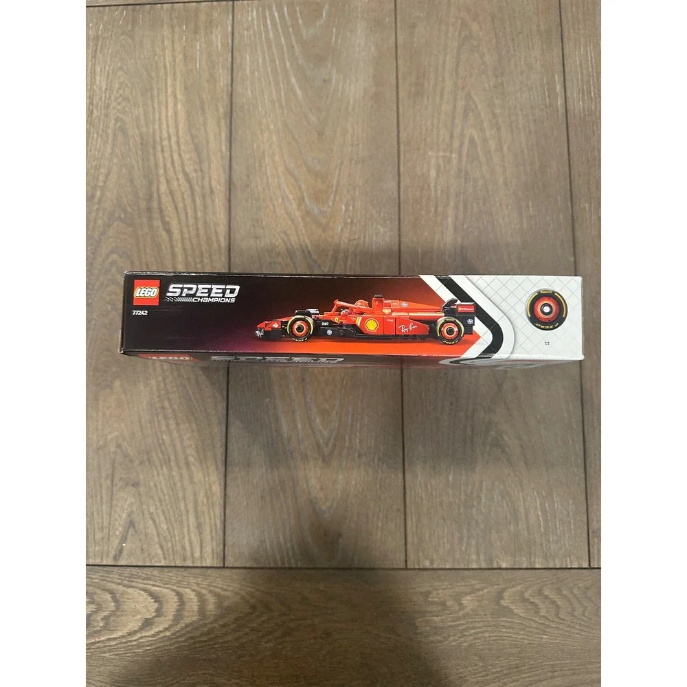 LEGO Kids Red Speed Champions Ferrari SF-24 F1 Race Car Building Toy 77242